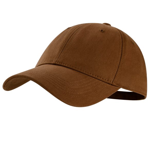 NAWOCHSE Baseball Cap Unisex Cotton Adjustable Original Classic Unstructured Plain Golf Dad Hat Brown